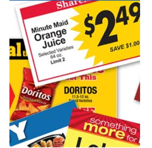 End-cap and large-format signage
